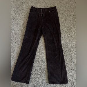 brown shein Mid Rise corduroy pants!!